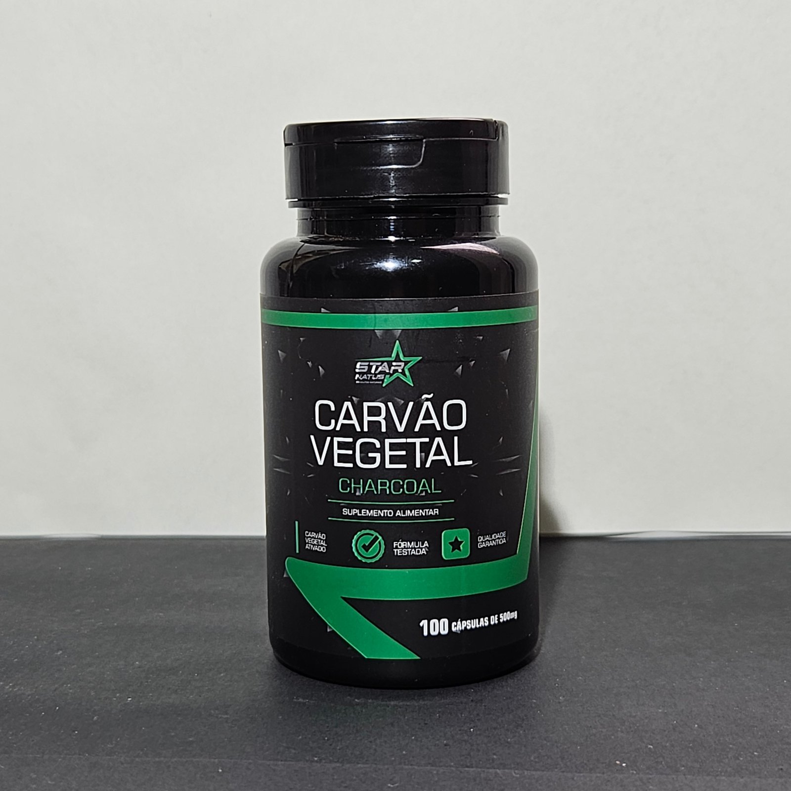 Carvão Vegetal 100 caps